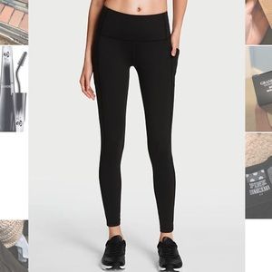 VS Pink Black Leggings Size S